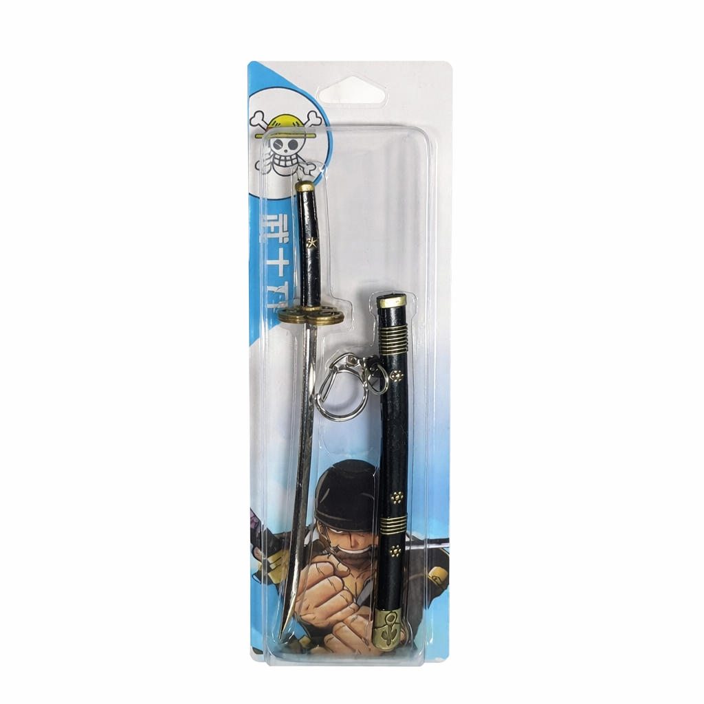 (OP-01KCSWD) ZORO (YUBASHIRI) One Piece Anime Sword Keychain