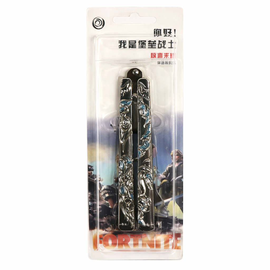 (MISC-24KCSWD) STYLE 38 Assorted Trainer Butterfly Knife Keychain