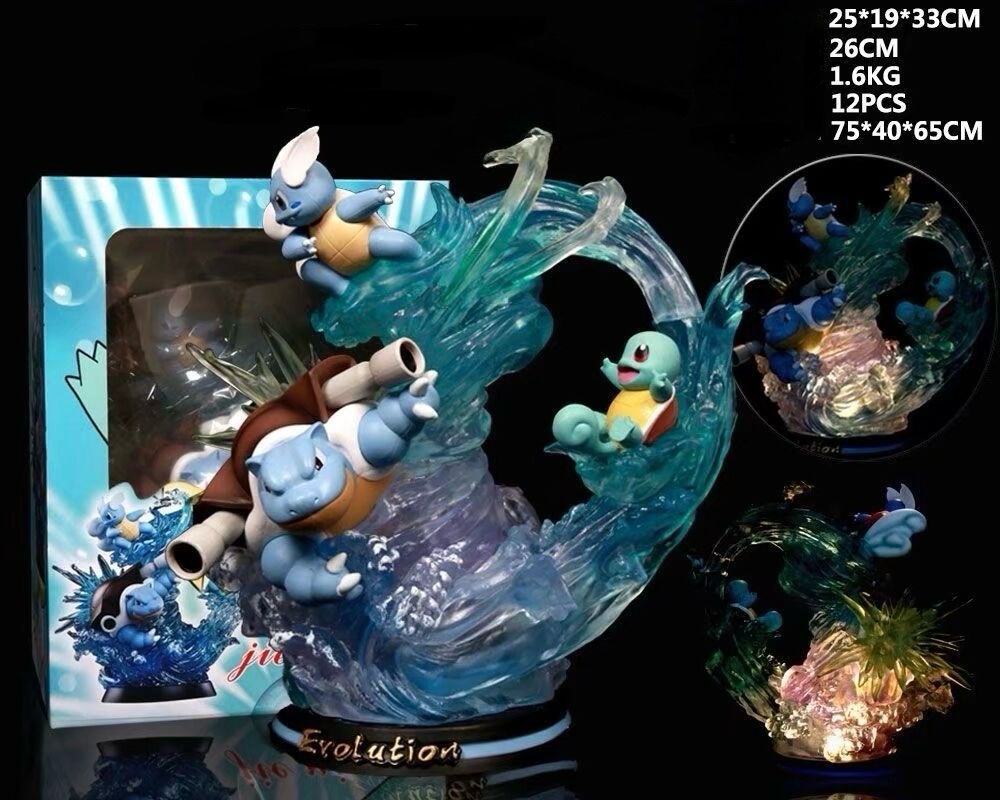Blastoise Evolution Figure