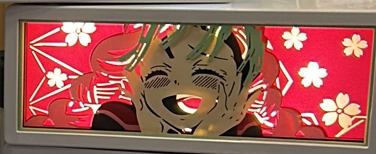 (DS-04FACE) MITSURI Demon Slayer Anime LED Face Portrait Frame