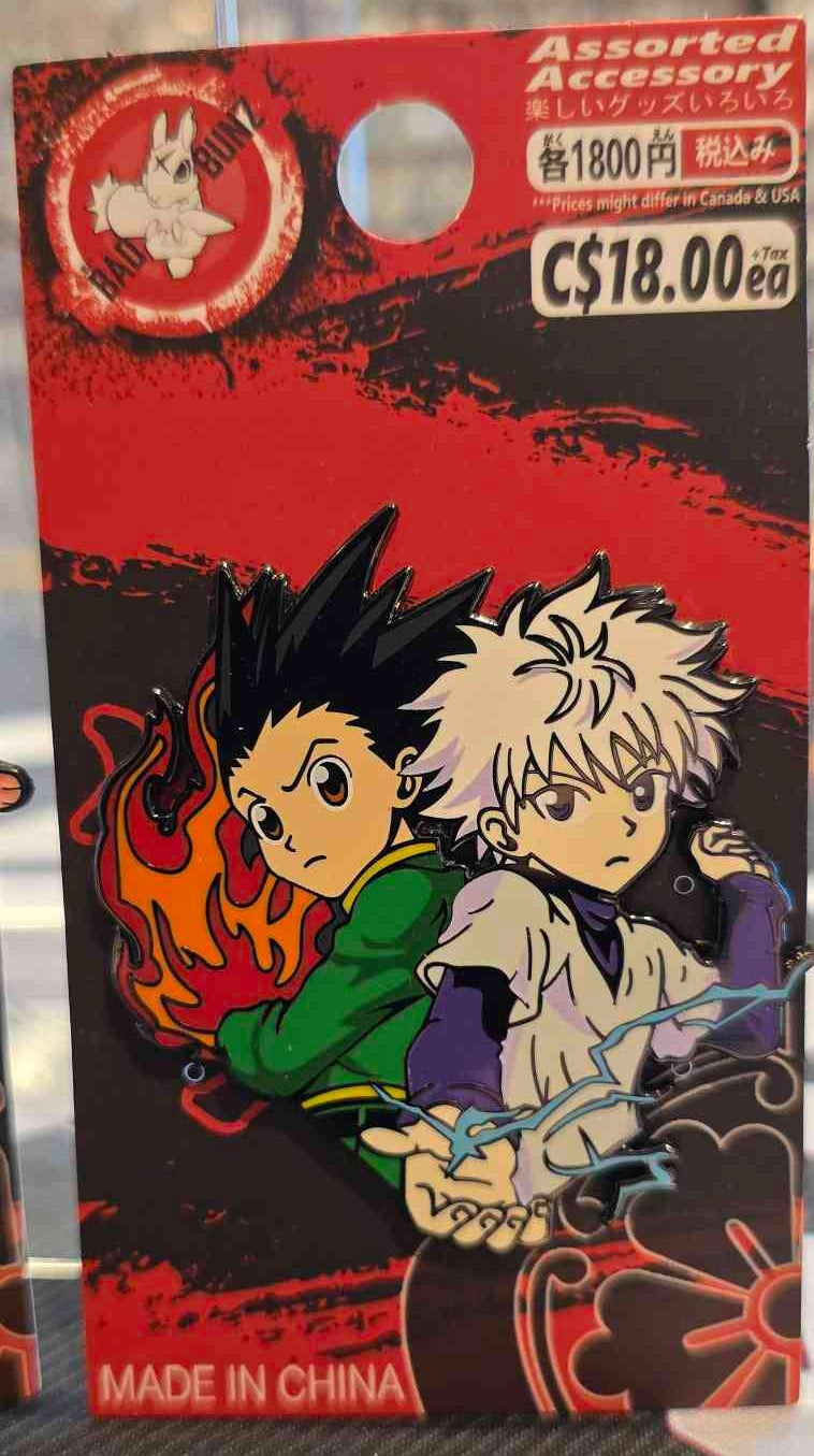 (HxH-05PIN) GON & KILLUA Hunter x Hunter Anime Enamel Pin