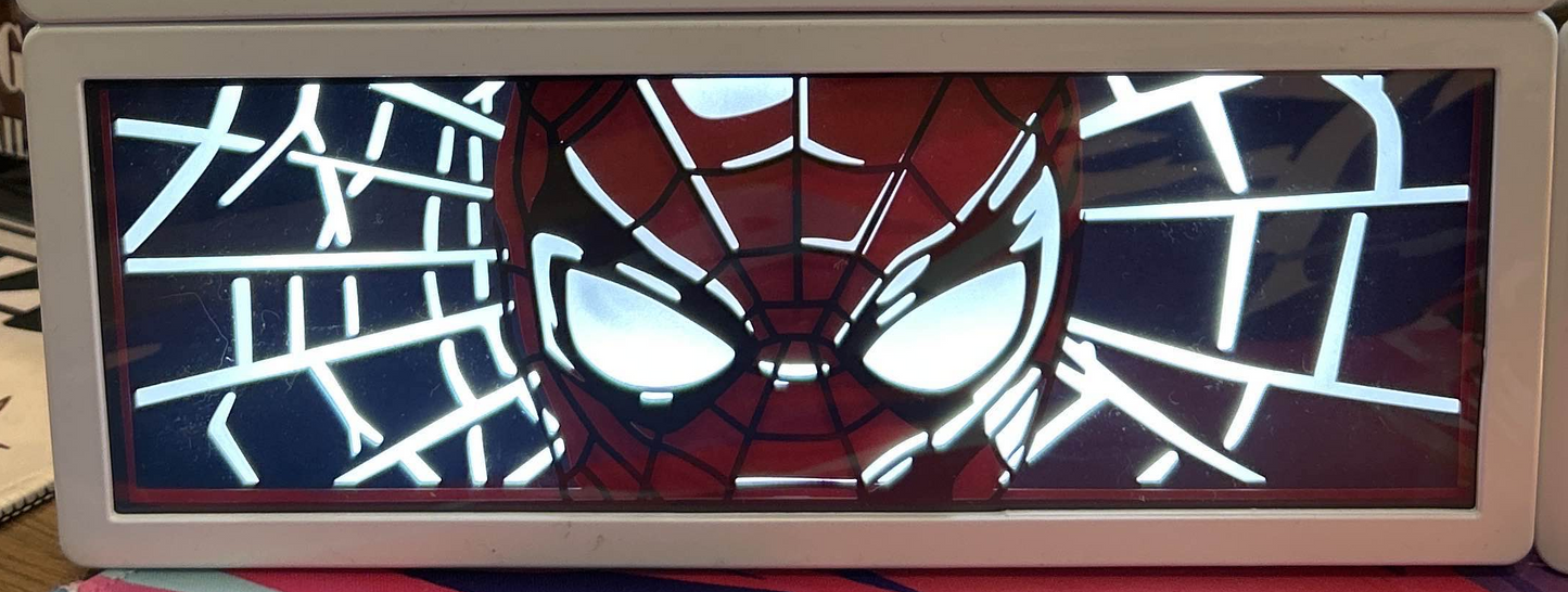 (MCU-01FACE) SPIDERMAN Spiderman Movie LED Face Portrait Frame