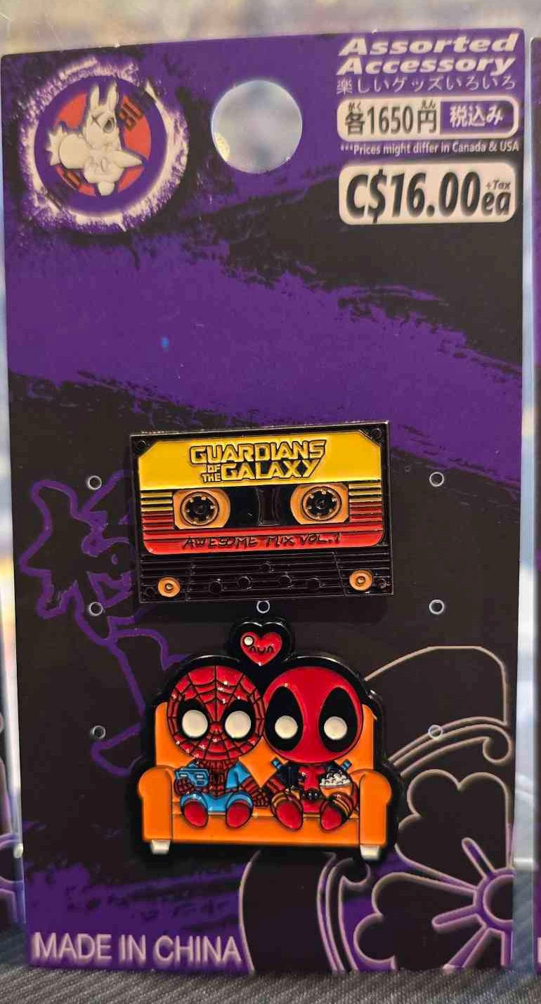 (MCU-05PIN) SPIDERMAN & DEADPOOL Spiderman Movie Enamel Pin