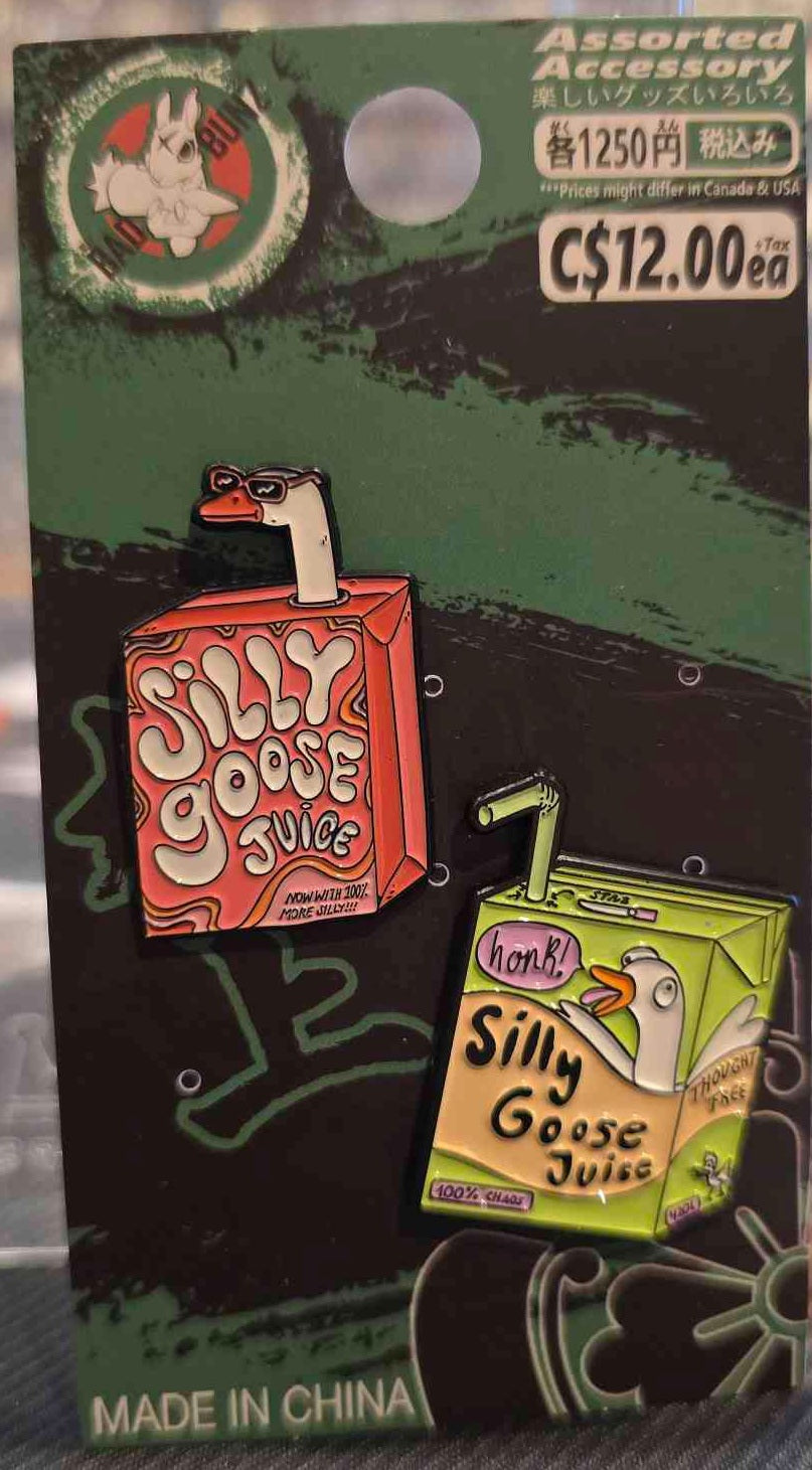 (MISC-04PIN) SILLY GOOSE JUICE Miscellaneous Enamel Pin
