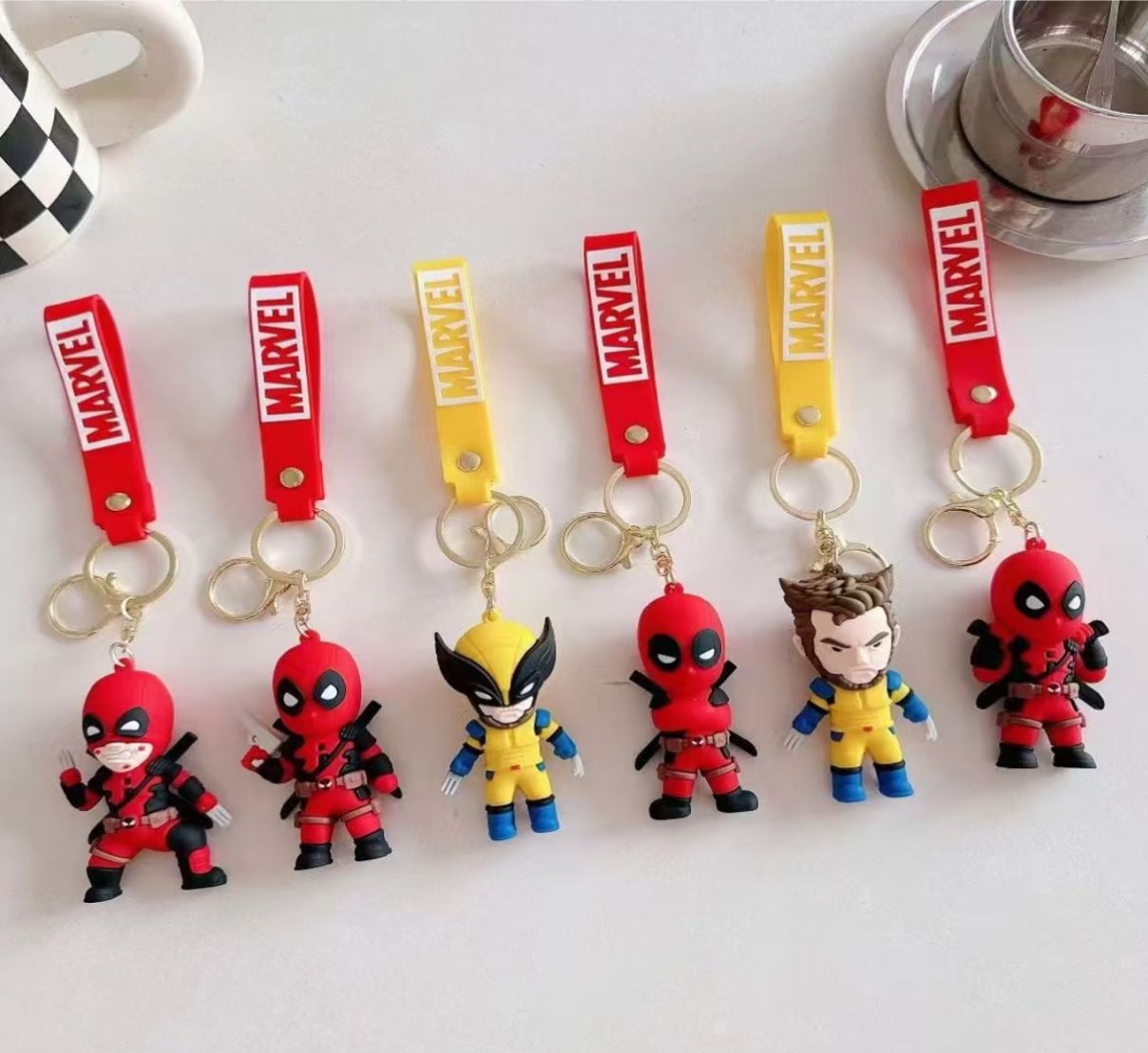 (MRV-05PVC) Marvel Movie PVC 3D Figure Keychain