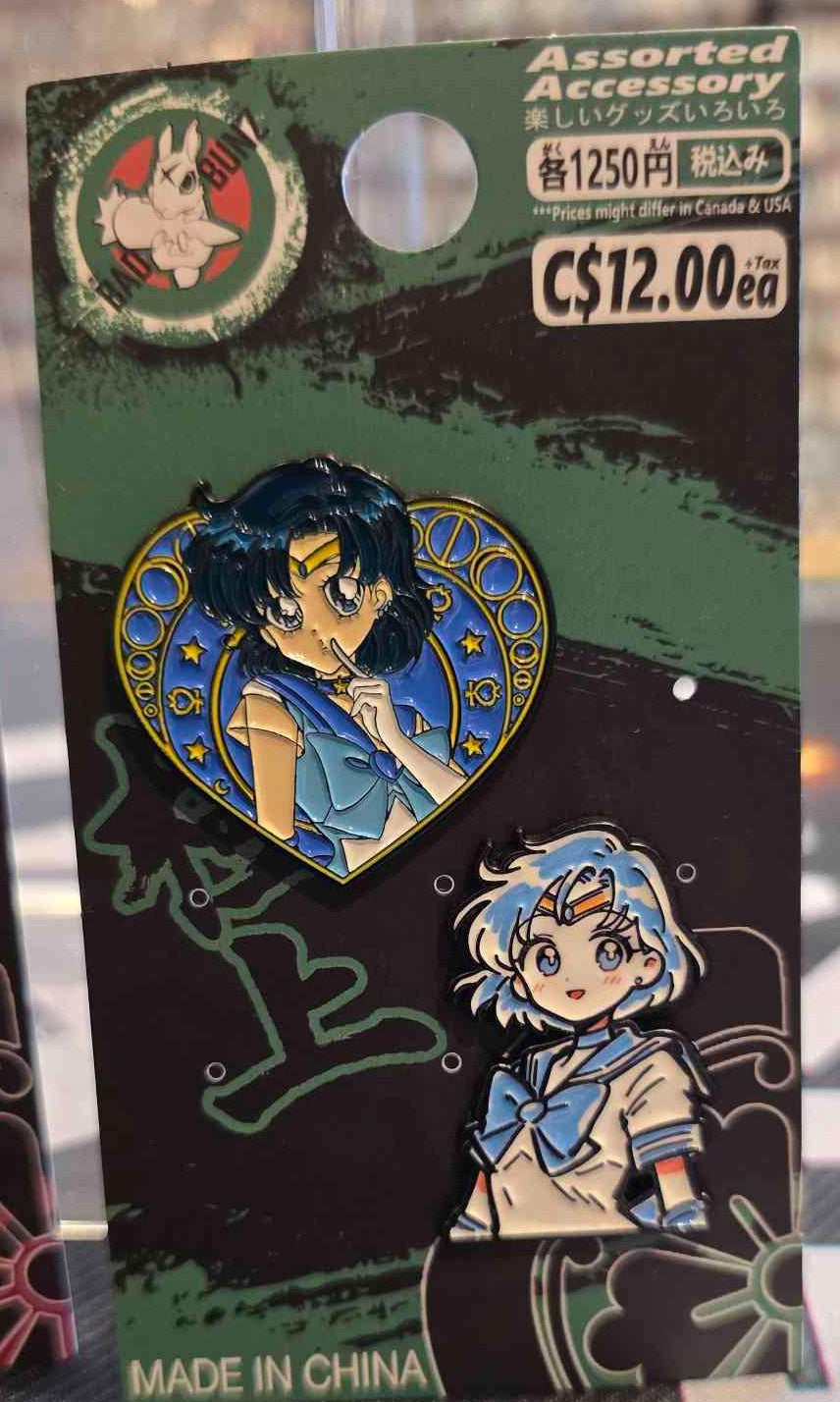 (SM-05PIN) SAILOR MERCURY Sailor Moon Anime Enamel Pin