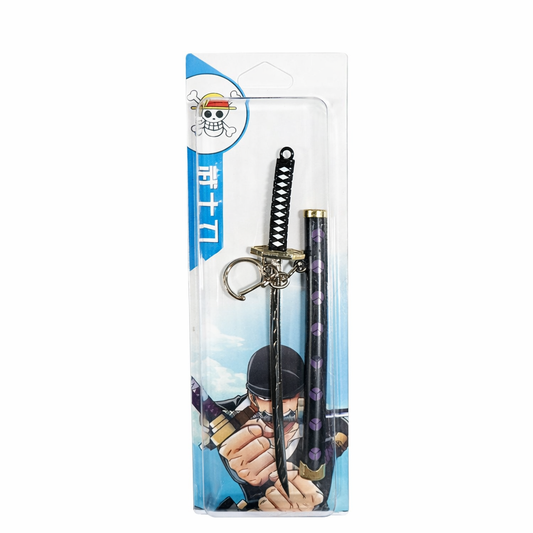 (OP-04KCSWD) ZORO (SHUSUI)  One Piece Anime Sword Keychain