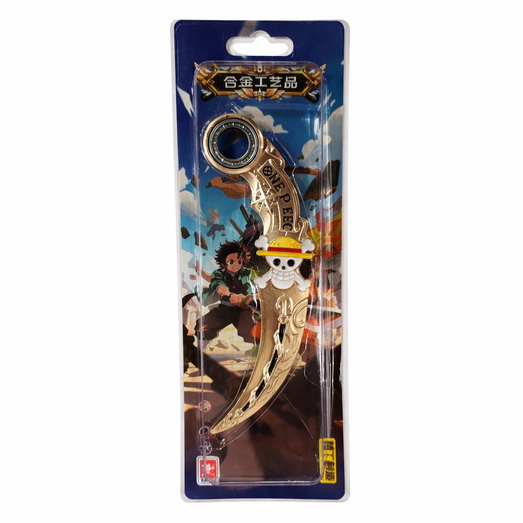 (MISC-11KCSWD) ONE PIECE Assorted Karambit Keychain