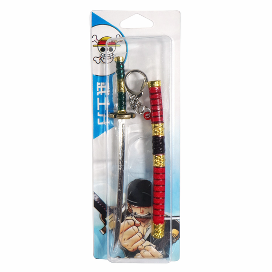 (OP-07KCSWD) ZORO One Piece Anime Sword Keychain