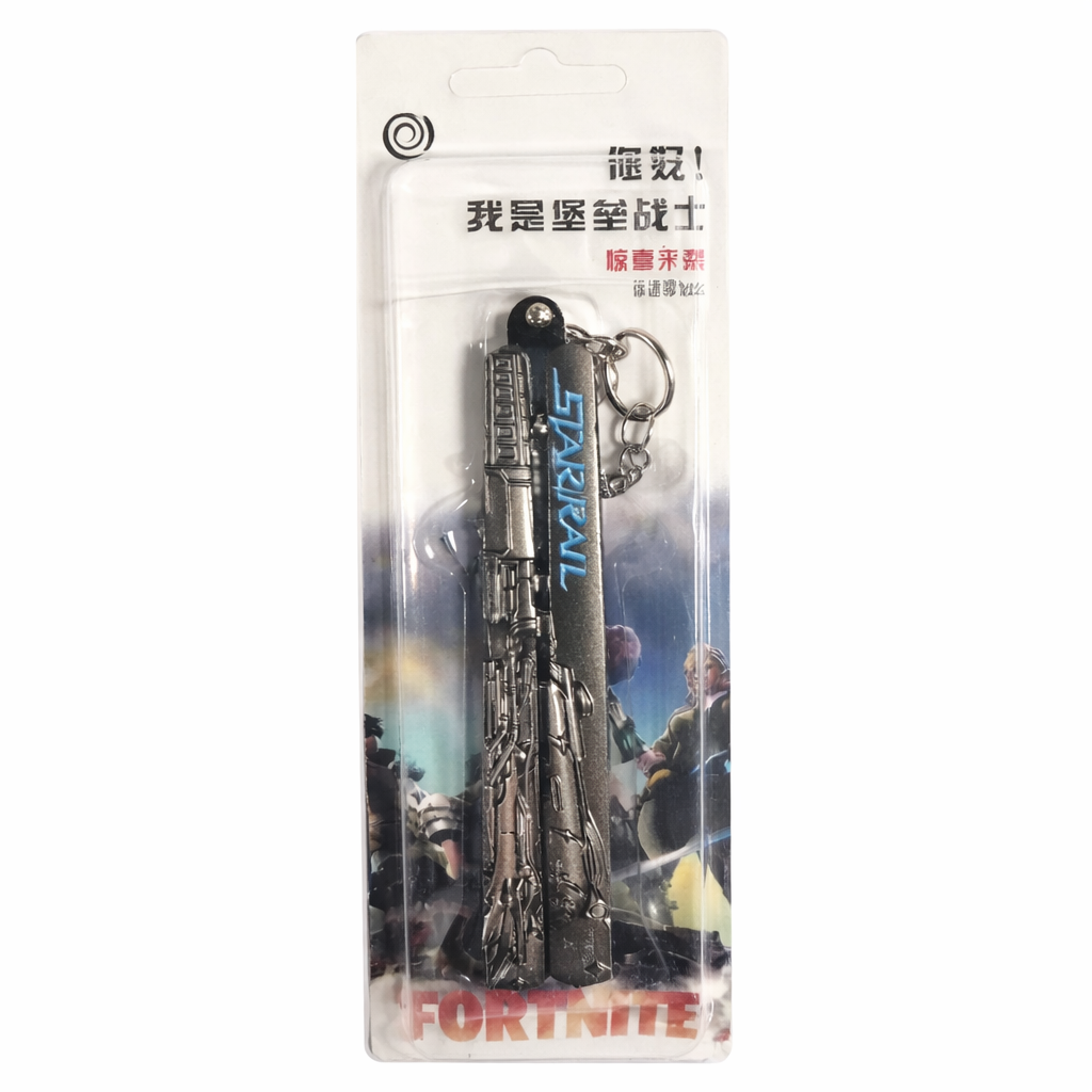 (MISC-15KCSWD) STYLE 29 Assorted Trainer Butterfly Knife Keychain