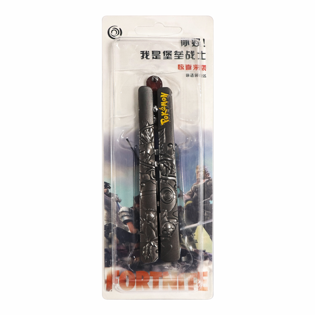 (MISC-19KCSWD) STYLE 33 Assorted Trainer Butterfly Knife Keychain