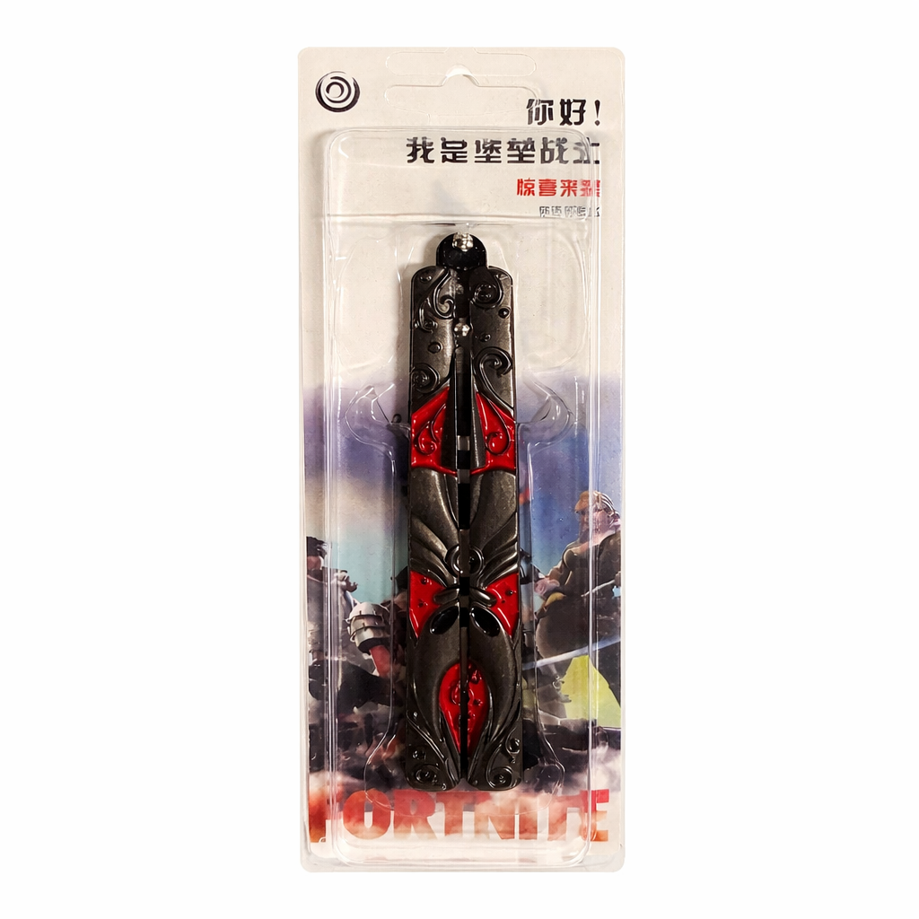 (MISC-22KCSWD) STYLE 36 Assorted Trainer Butterfly Knife Keychain