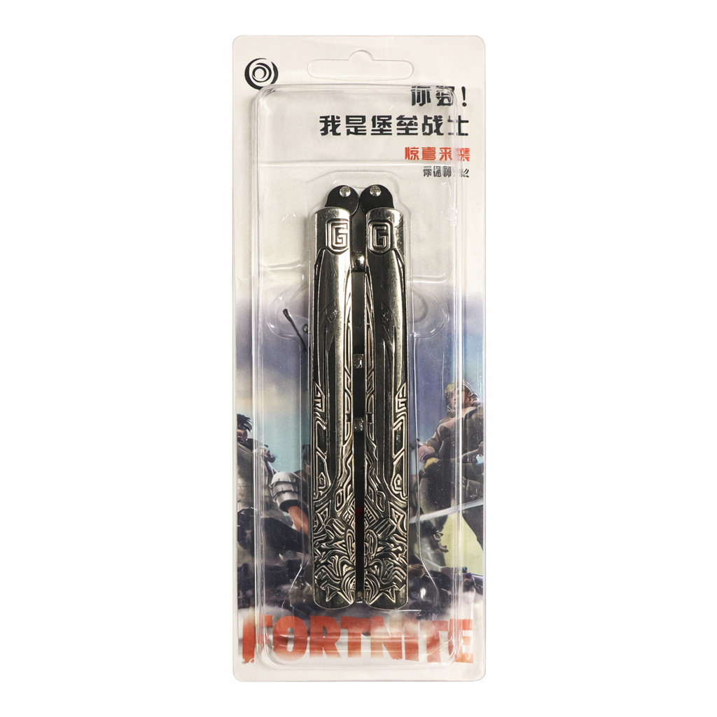 (MISC-23KCSWD) STYLE 37 Assorted Trainer Butterfly Knife Keychain