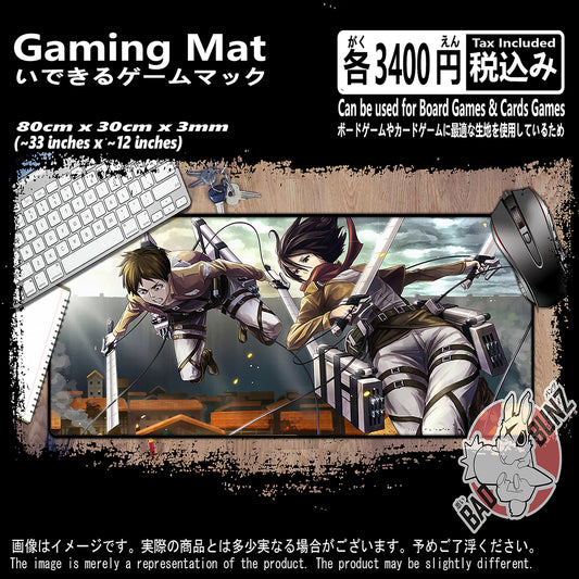 (AN-AOT-01) Attack on Titan Anime 800mm x 300mm Gaming Play Mat