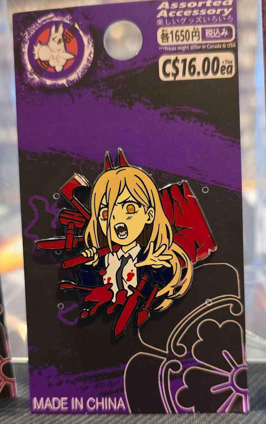 (CSM-01PIN) POWER Chainsaw Man Anime Enamel Pin