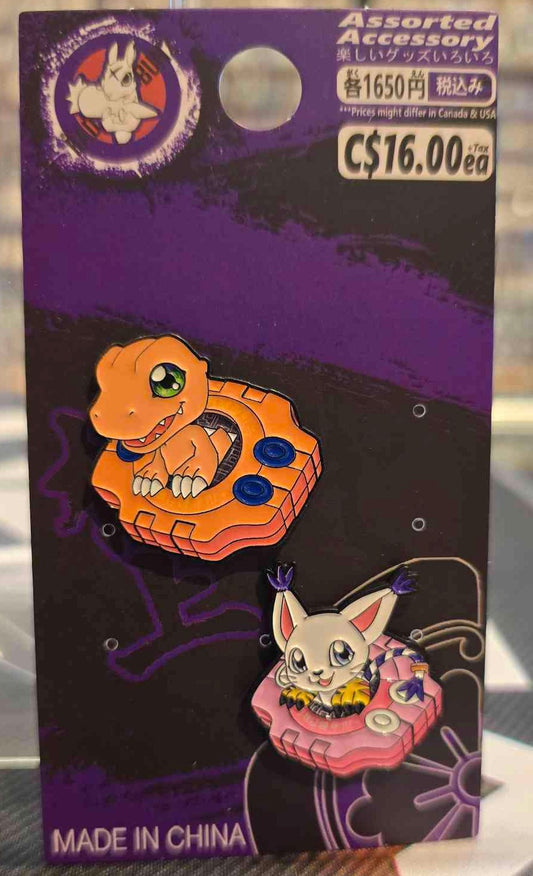 (DGM-02PIN) AGU & GATOMON Digimon Anime Enamel Pin