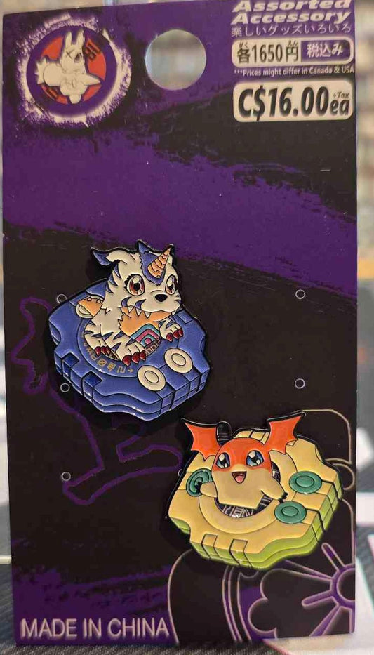 (DGM-03PIN) GABU & PATAMON Digimon Anime Enamel Pin