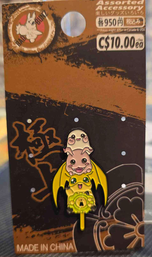 (DGM-07PIN) PATAMON STACK Digimon Anime Enamel Pin
