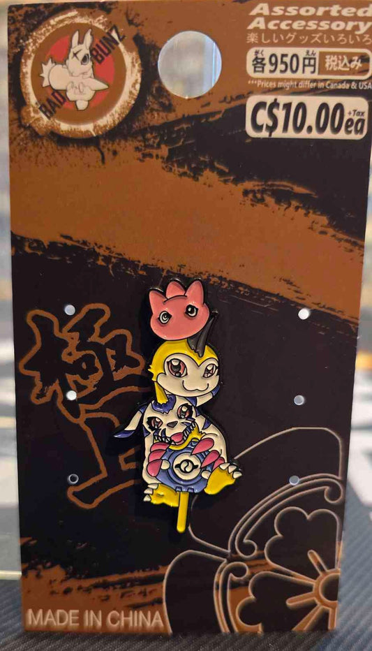 (DGM-08PIN) GABUMON STACK Digimon Anime Enamel Pin