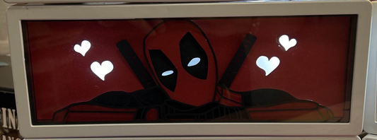 (DP-01FACE) DEADPOOL Deadpool Movie LED Face Portrait Frame