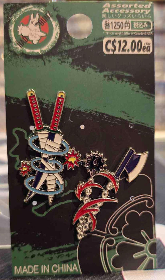 (DS-02PIN) SOUND & STONE SWORD Demon Slayer Anime Enamel Pin