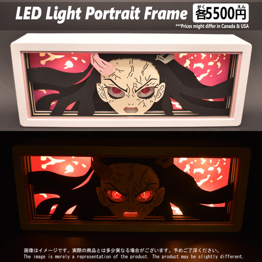 (DS-03FACE) NEZUKO Demon Slayer Anime LED Face Portrait Frame
