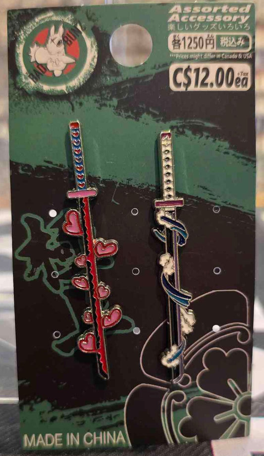 (DS-05PIN) LOVE & WATER SWORD Demon Slayer Anime Enamel Pin