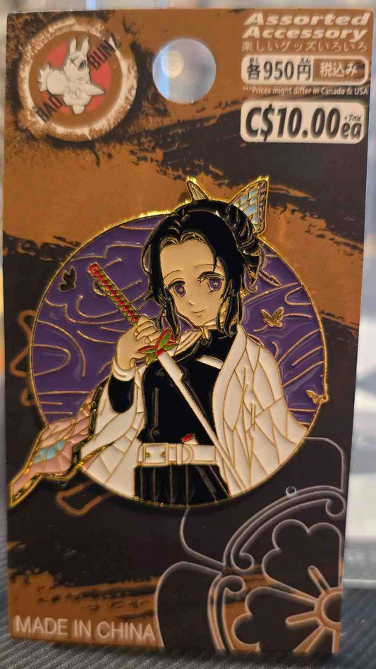(DS-28PIN) SHINOBU Demon Slayer Anime Enamel Pin