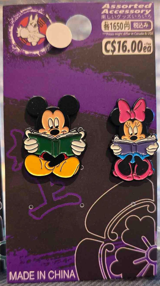 (DSN-01PIN) MICKY & MINNIE Disney Movie Enamel Pin