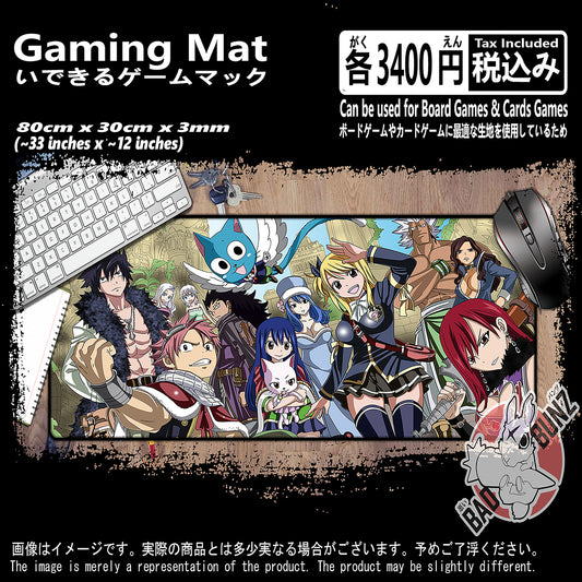 (AN-FT-01) Fairy Tail Anime 800mm x 300mm Gaming Play Mat