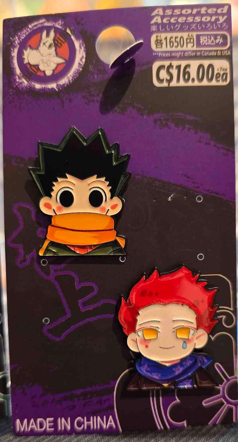 (HxH-01PIN) GON & HISOKA Hunter x Hunter Anime Enamel Pin