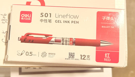 Gel Pen (Red)
