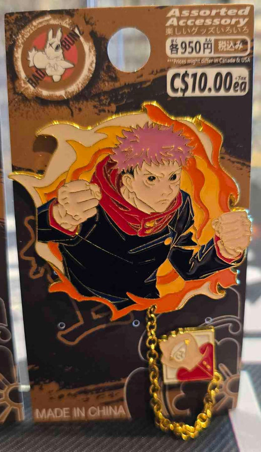 (JJK-04PIN) ITADORI CHAIN Jujustu Kaisen Anime Enamel Pin