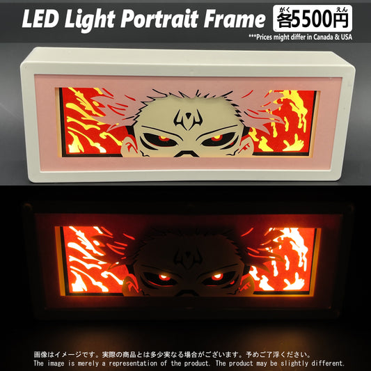 (CURSED-01FACE) Anime LED Face Portrait Frame
