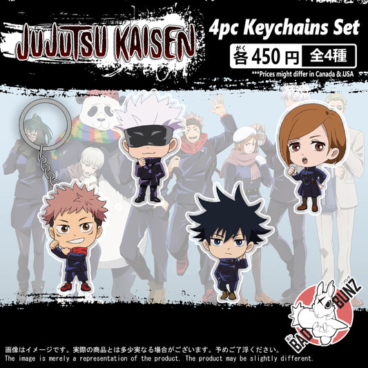 (JJT-04KC) Jujutsu Kaisen Anime Double-Sided Acrylic Keychain Set