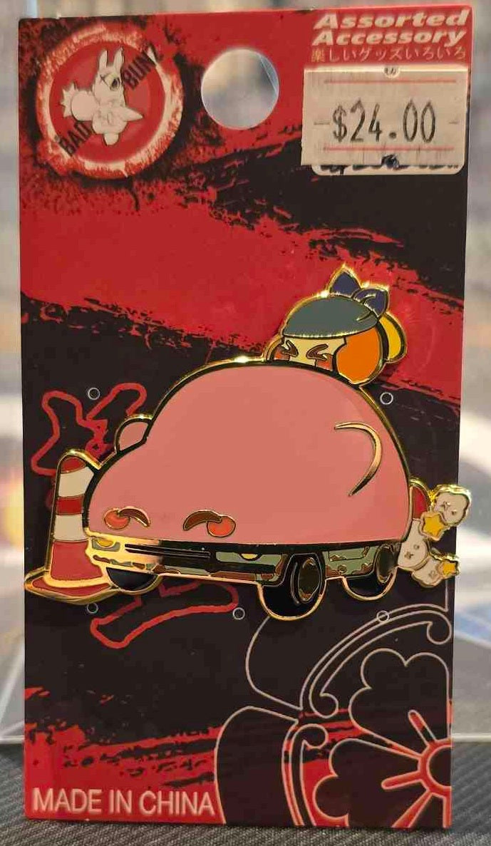 (KRB-02PIN) KIRBY CAR Kirby Gaming Enamel Pin