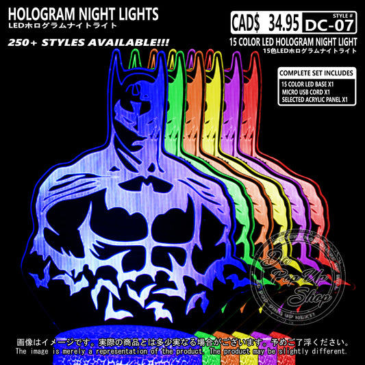 (DC-07) DC Hologram LED Night Light