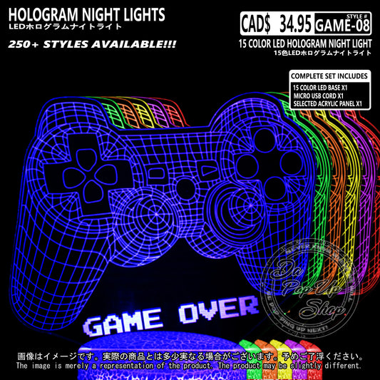 (GAME-08) Sony Playstation Hologram LED Night Light