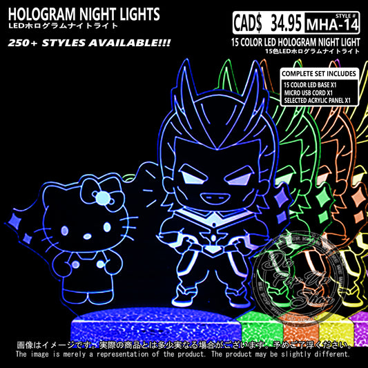 (MHA-14) My Hero Academia Hologram LED Night Light