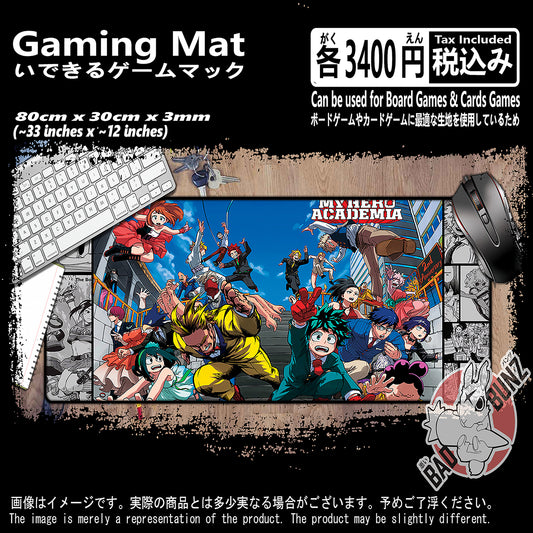 (AN-MHA-06) My Hero Academia Anime 800mm x 300mm Gaming Play Mat