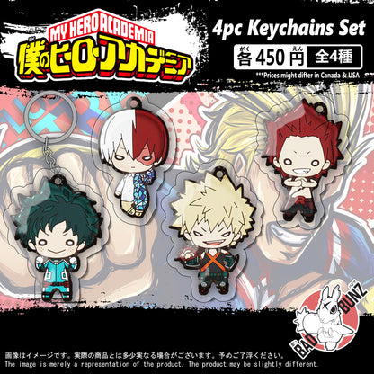 (MHA-01KC) My Hero Academia Anime Double-Sided Acrylic Keychain Set