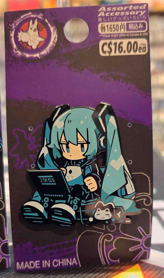 (MIKU-01PIN) MIKU Hatsune Anime Enamel Pin