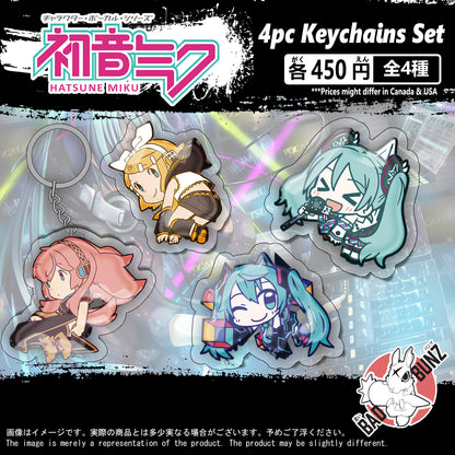 (MIKU-02KC) Hatsune Miku Anime Double-Sided Acrylic Keychain Set
