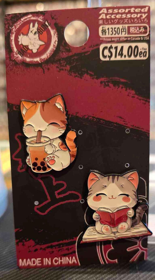 (MISC-02PIN) BOBA CAT Miscellaneous Enamel Pin