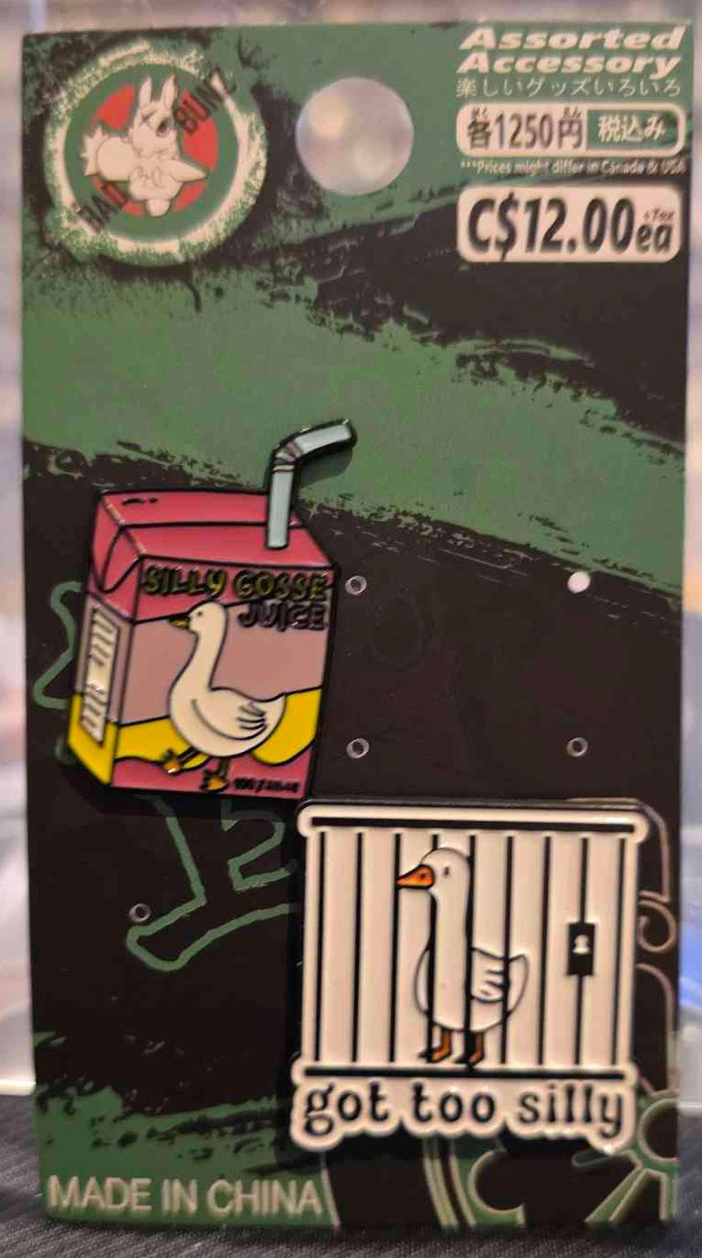 (MISC-03PIN) GOOSE IN JAIL Miscellaneous Enamel Pin