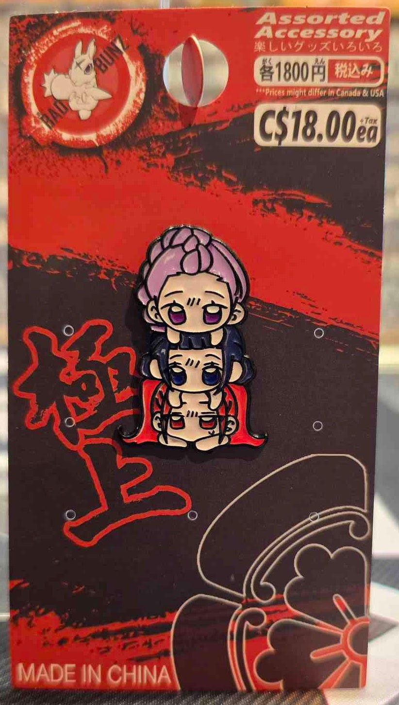(MOV-01PIN) HUNTRESS STACK K-Pop Demon Slayer Movie Enamel Pin