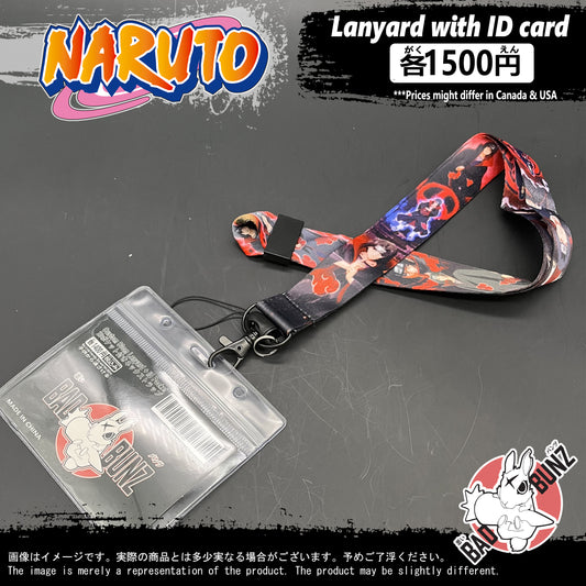 (NAR-02LYD) Naruto Anime Lanyard with ID Card Holder