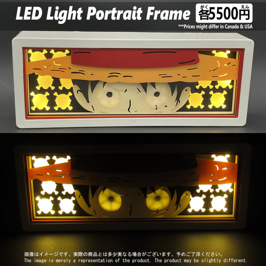 (OP-02FACE) LUFFY One Piece Anime LED Face Portrait Frame