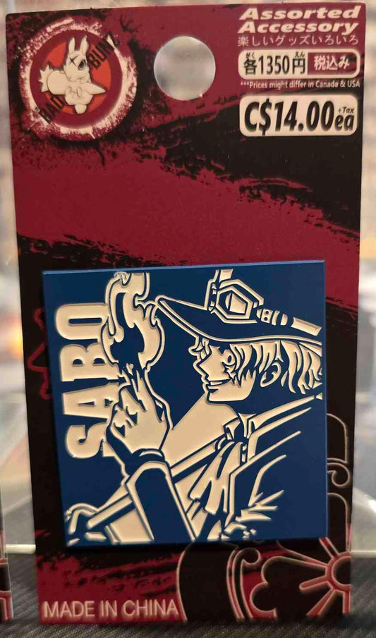 (OP-05PIN) SABO One Piece Anime Enamel Pin