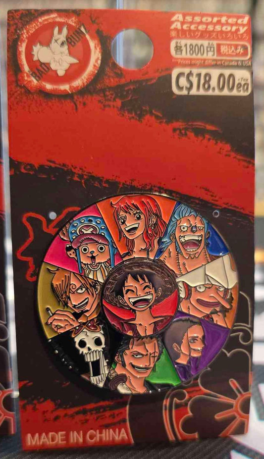 (OP-14PIN) STRAW HAT CREW One Piece Anime Enamel Pin